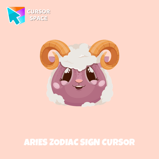 Aries Zodiac Sign cursor pointer cursor