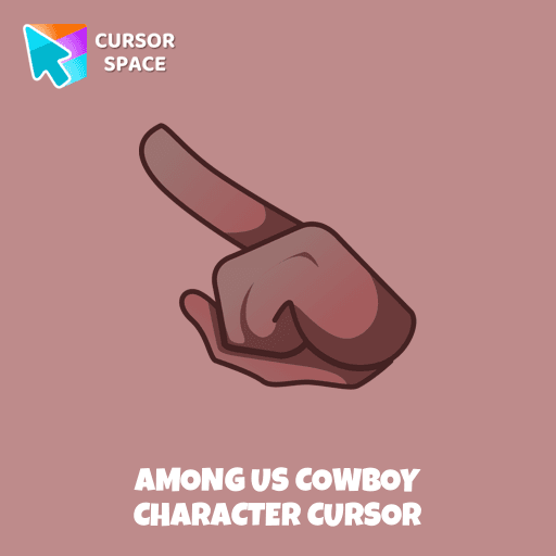 Among Us Cowboy Character cursor